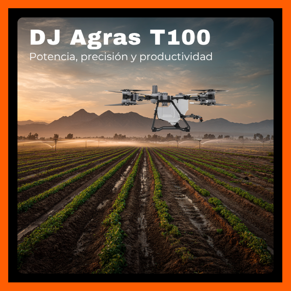 DJI Agras T100: potencia, precisión y productividad para el campo moderno