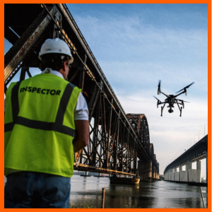 Inspección precisa de puentes con drones