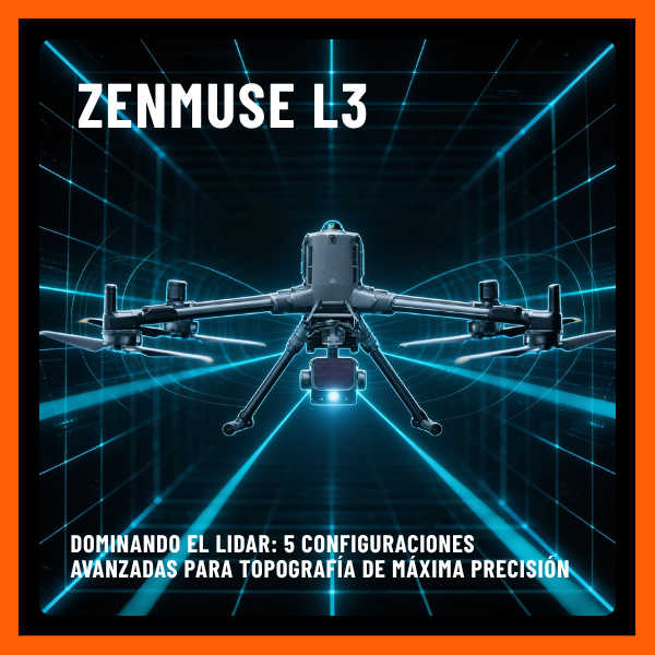 Dominando el LiDAR: 5 configuraciones avanzadas del Zenmuse L3 para topografía de máxima precisión