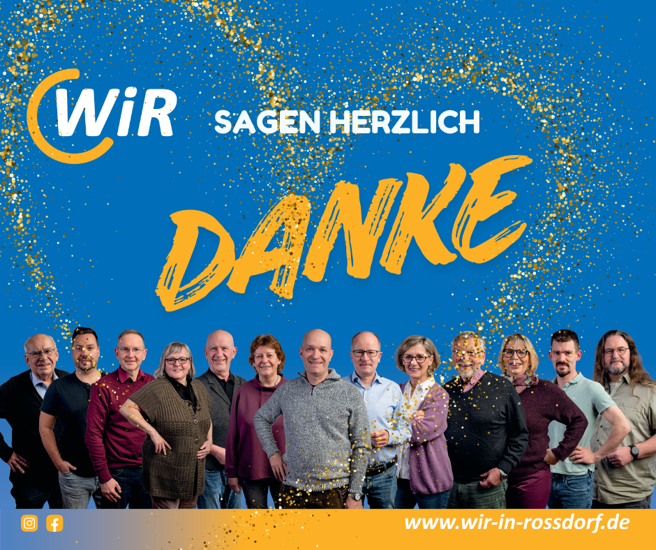 WiR sagen herzlich Danke
