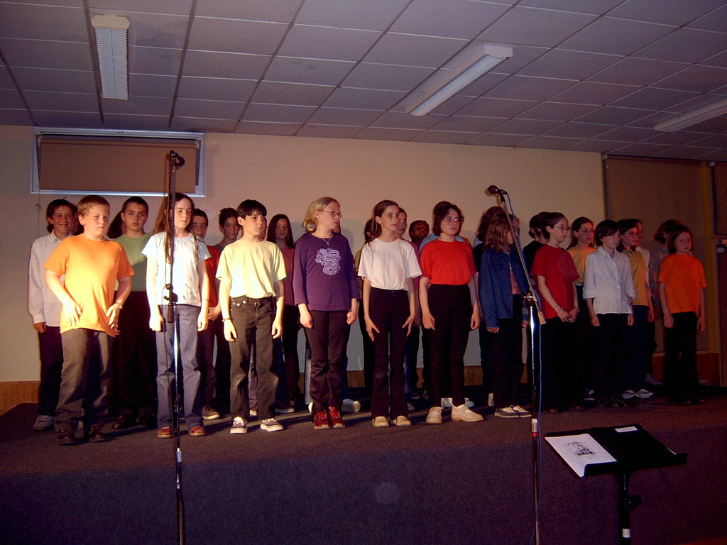 2002 - 2003 Les premiers choristes