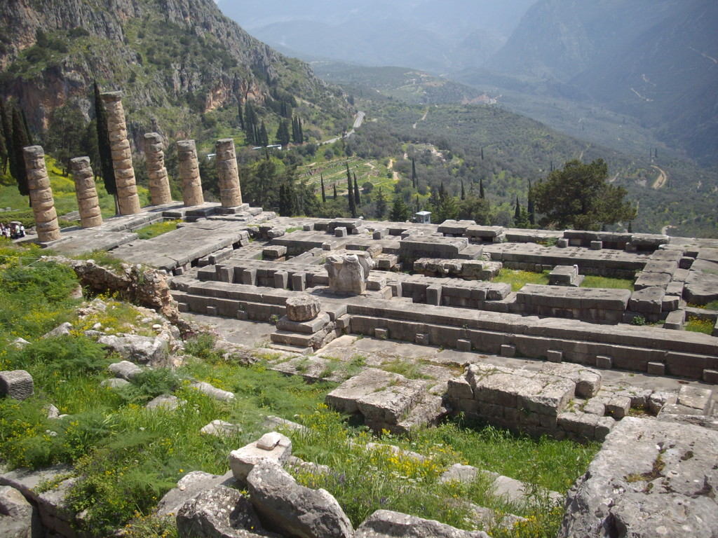 Les ruines de Delphes
