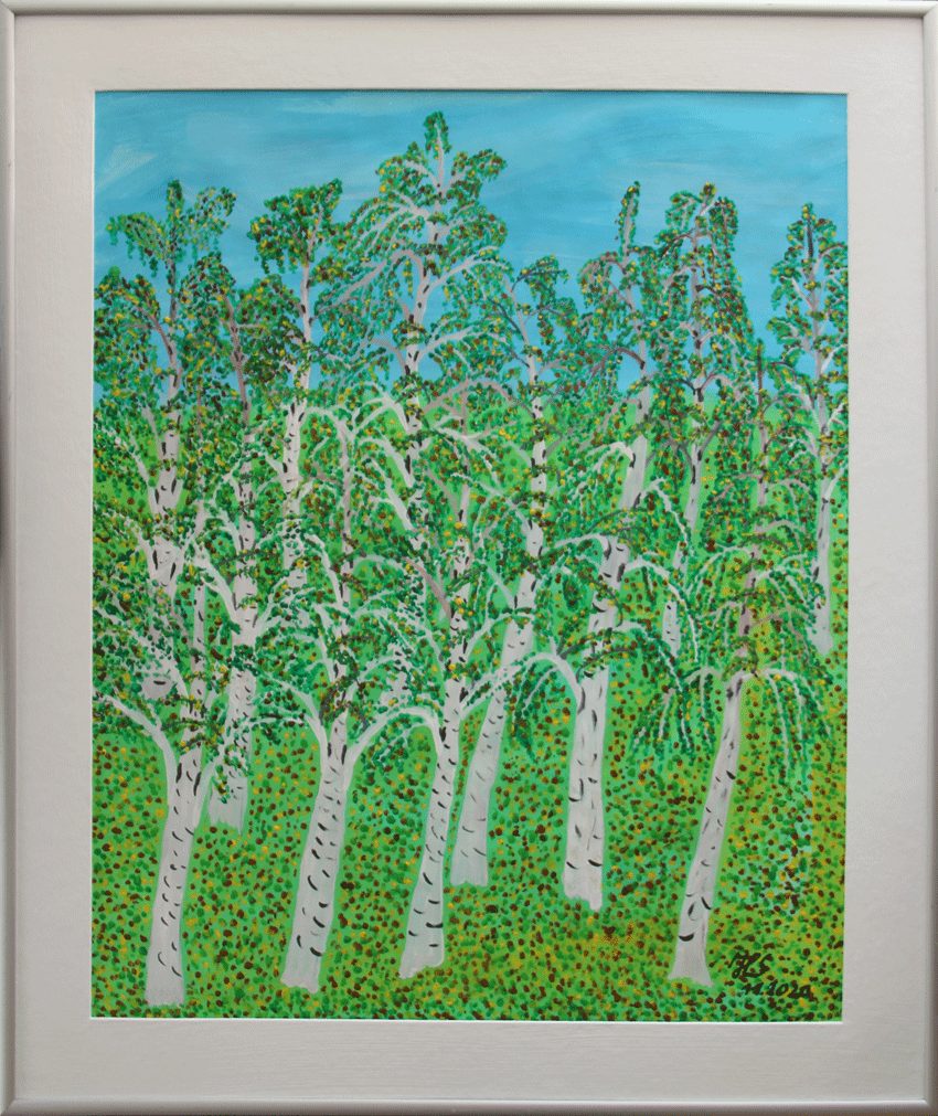Nr.:148 Birkenwald / 50x60 / 