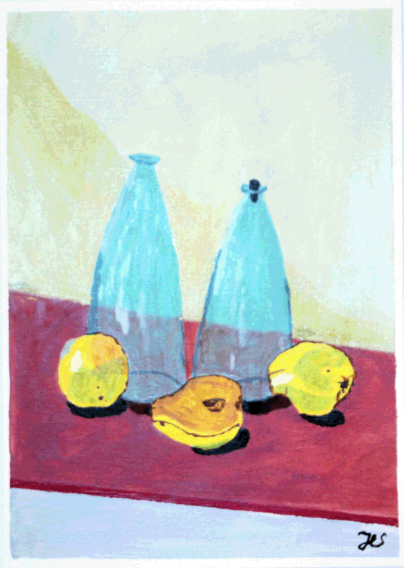 Nr.:36 Stillleben mit Quitten / 21x31 / 