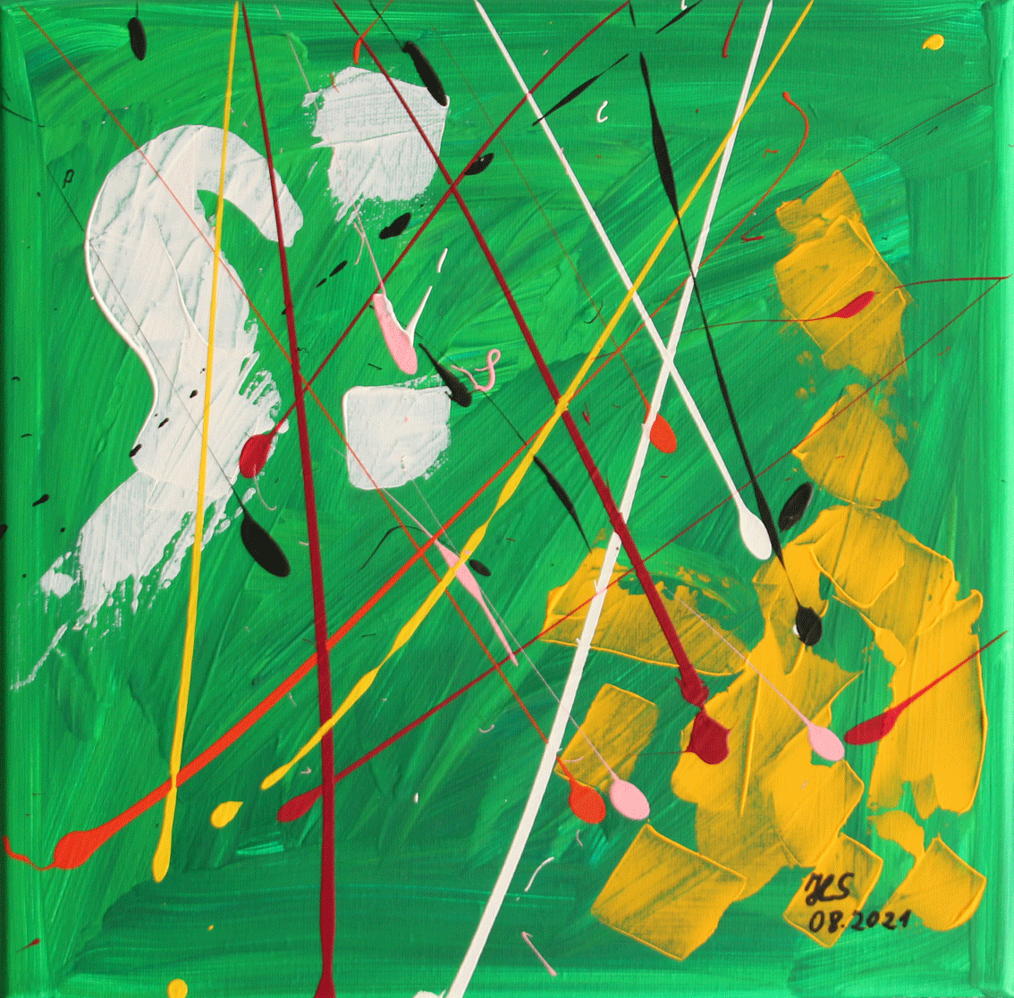 Nr.:183 ohne Titel / 40x40 / verkauft