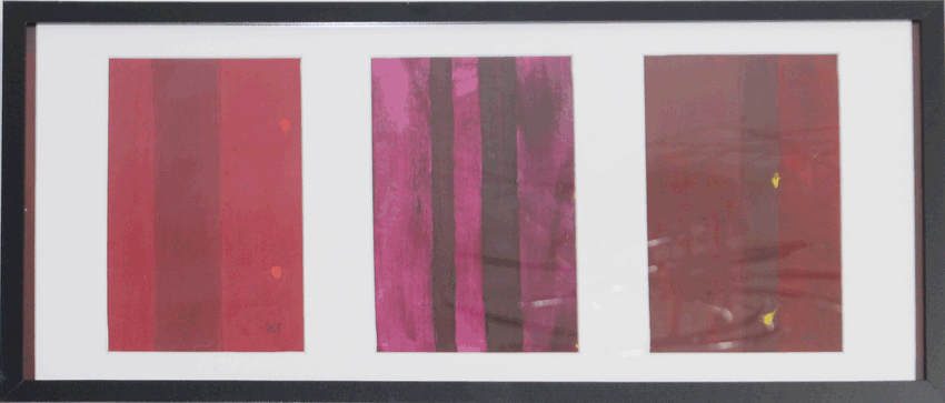 Nr.:19 Farbspiel in rot / 71x31 