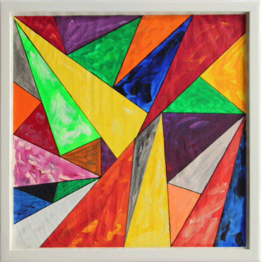 Nr.:167 Dreiecke / 60x60 / 