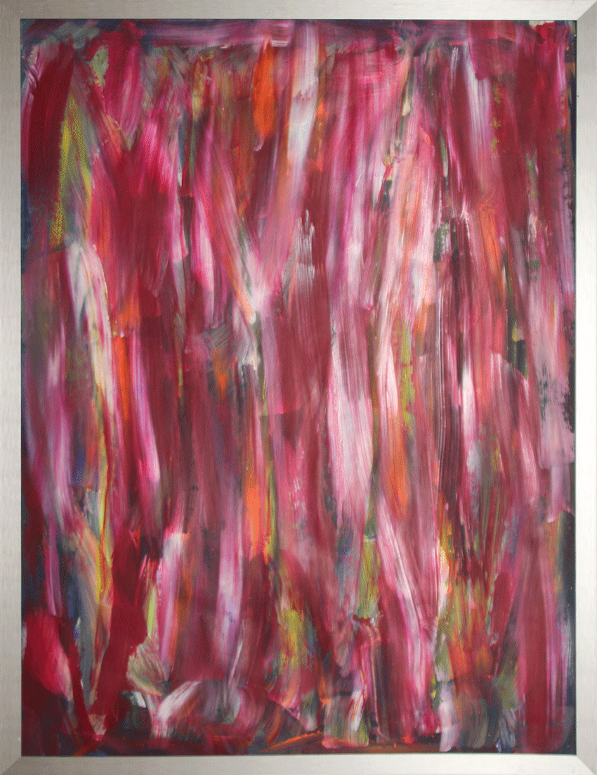 Nr.:258 ohne Titel / Acryl auf Papier / 68x80