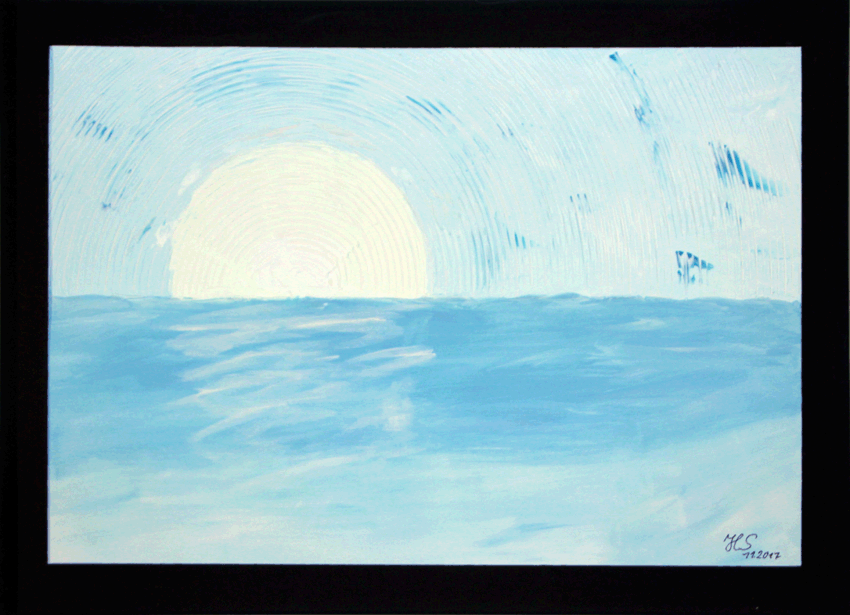 Nr.:67 Wintersonnenaufgang / 55x41 / 