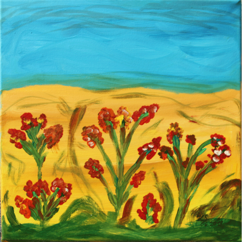 Nr.:106 Blumen / 30x30 / 