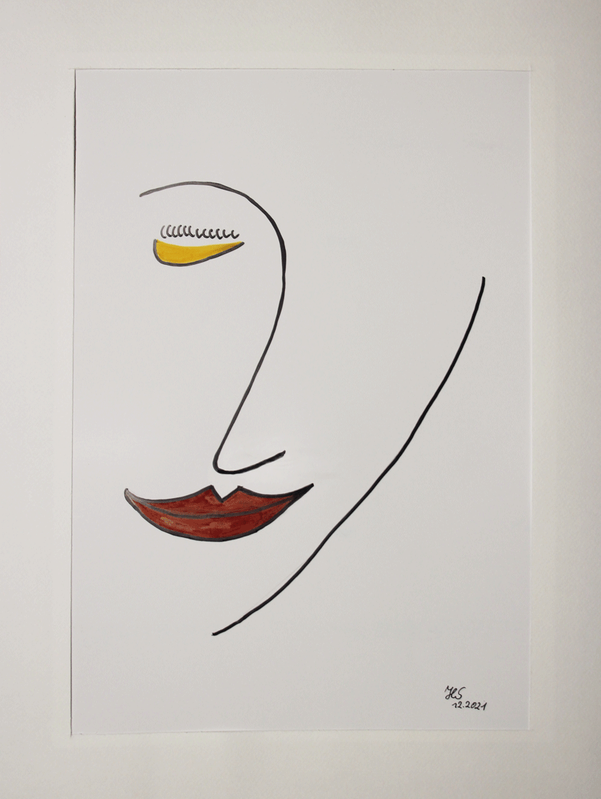 Nr.:195 Frauenkopf / 36x48 / verkauft