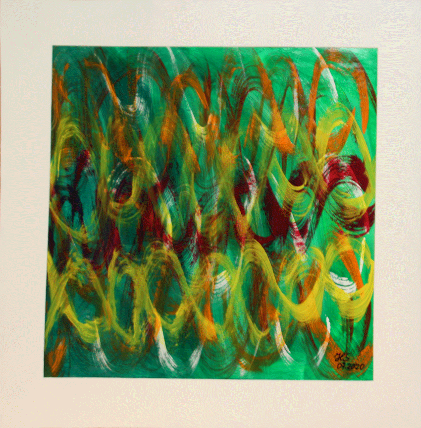 Nr.:140 Wellen / 57x57 /
