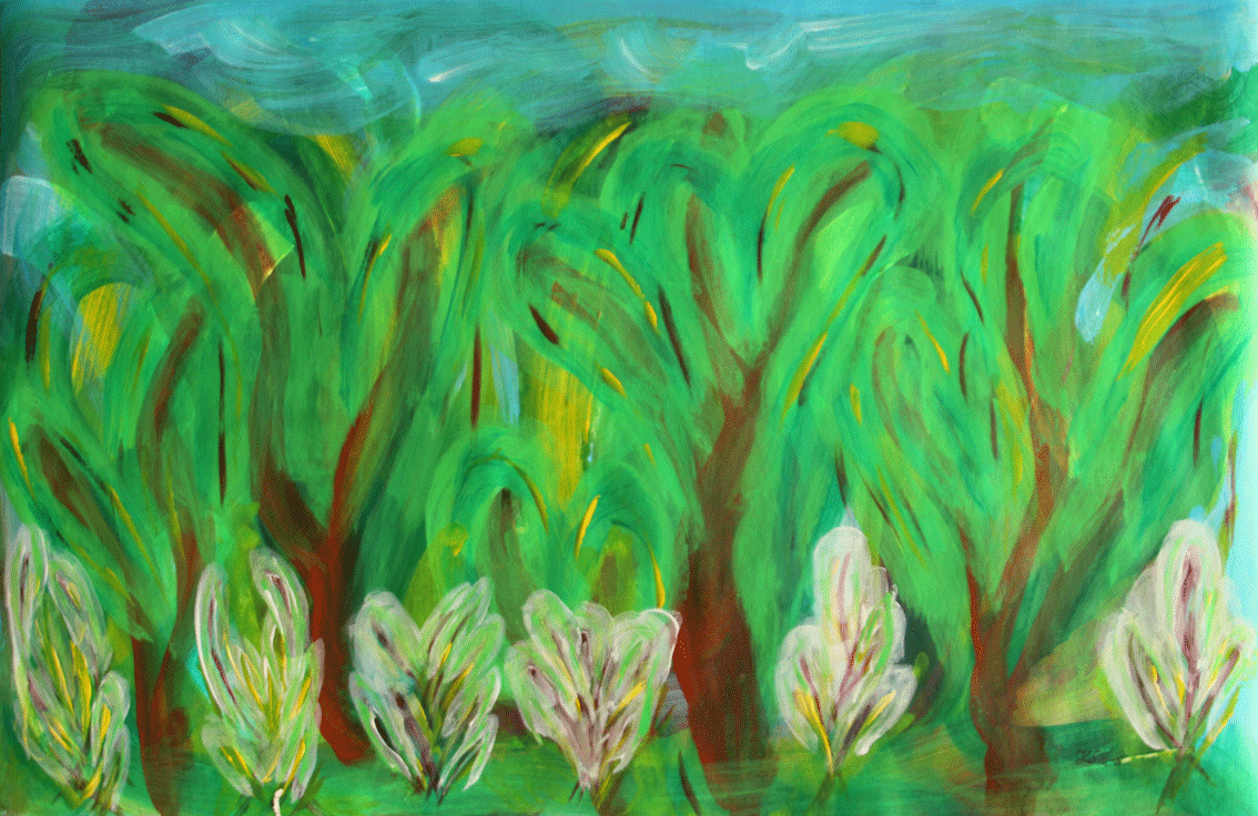 Nr.:89 Waldlandschaft / 75x49 / 