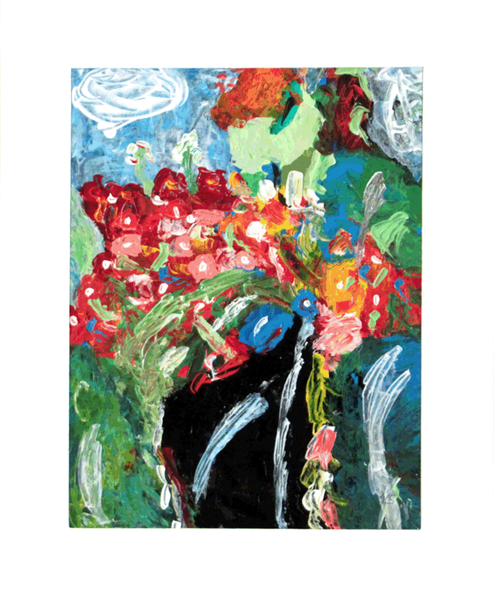 Nr.:52 Blumenstrauß in Vase / 46x57 /