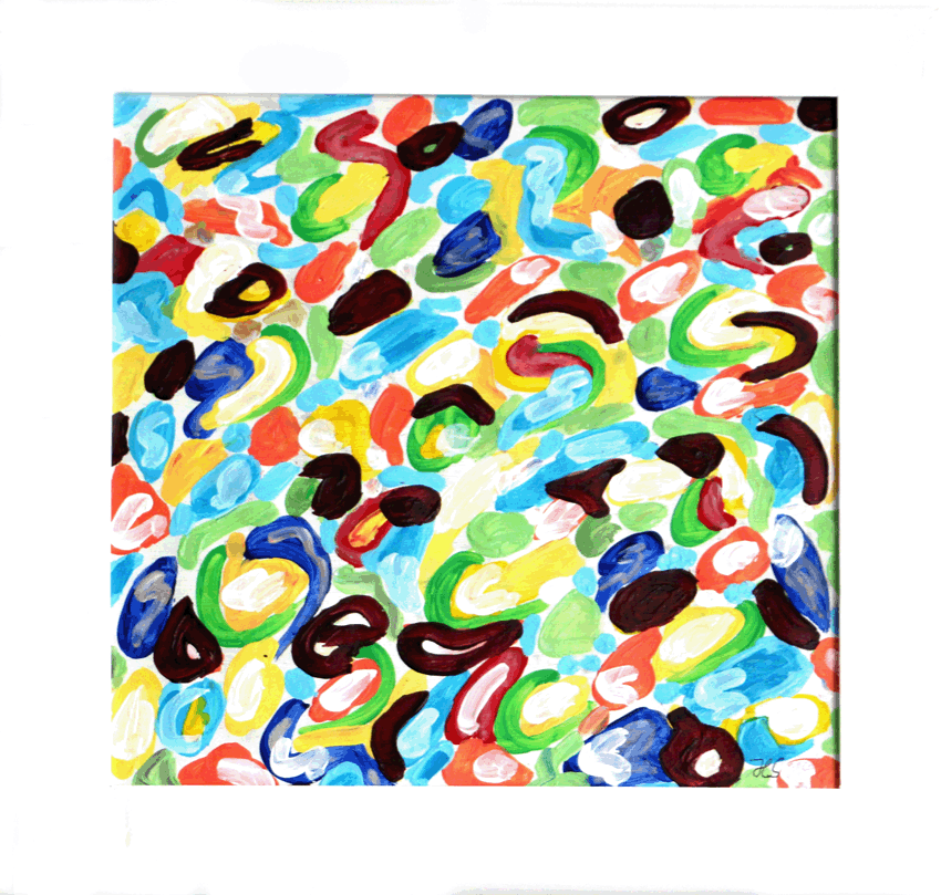 Nr.:9 bunte Vielfalt / 40x40 /