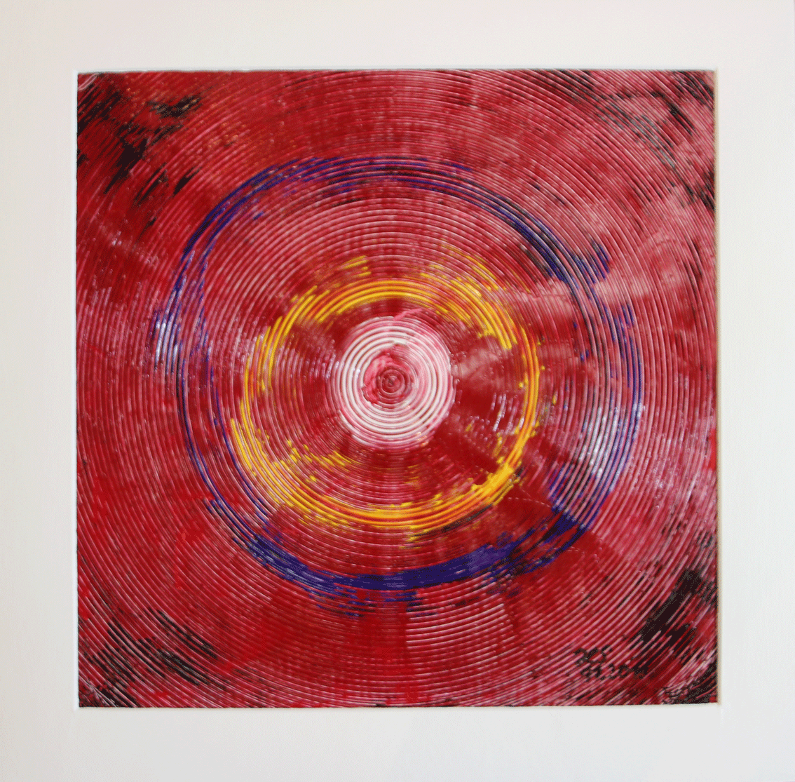 Nr.:116 Kreisvariation rot / 60x60 / 