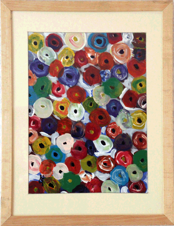 Nr.:18 Blüten(2) / 33x43 / 60,-€
