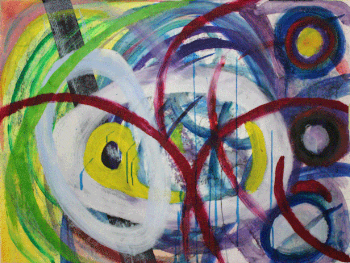 Nr.:251 Das Ei des Kolumbus / Acryl auf Papier / 100x75