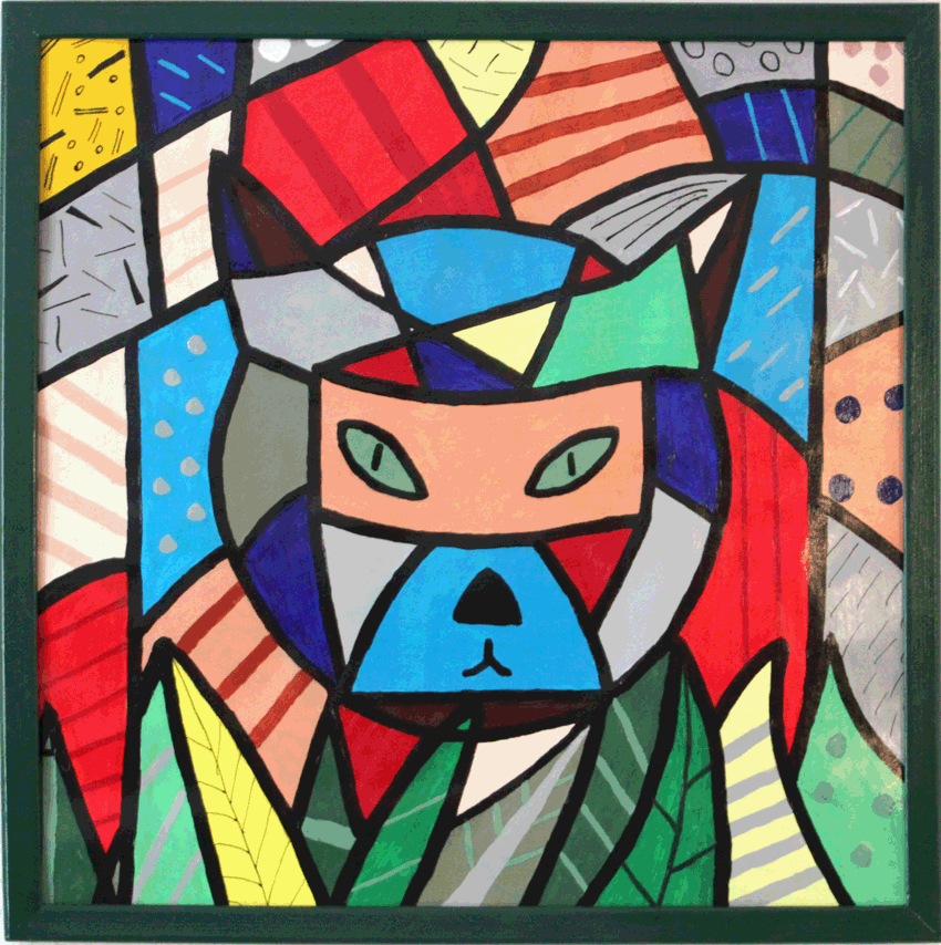 Nr.:8 Katze / 55x55 /