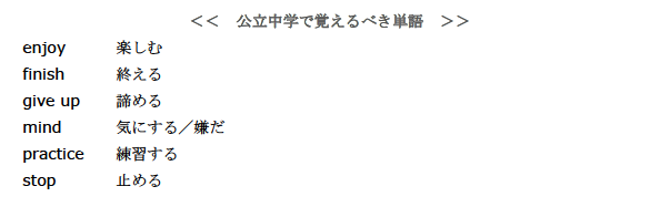 目的語に動名詞をとる動詞 津曲塾 目的語に動名詞をとる動詞 津曲塾