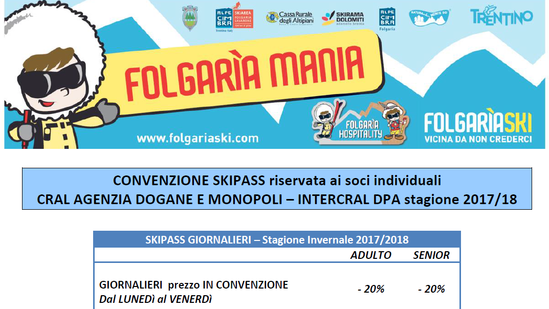 Skipass scontato 10/15% Click