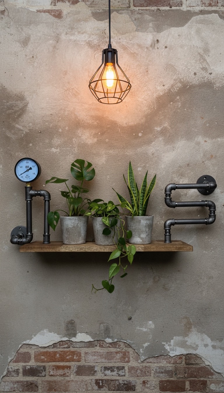 Wasserrohrmöbel im industriellen Loft in der Schweiz – moderne Rohrmöbel für stilvolles Interior Design