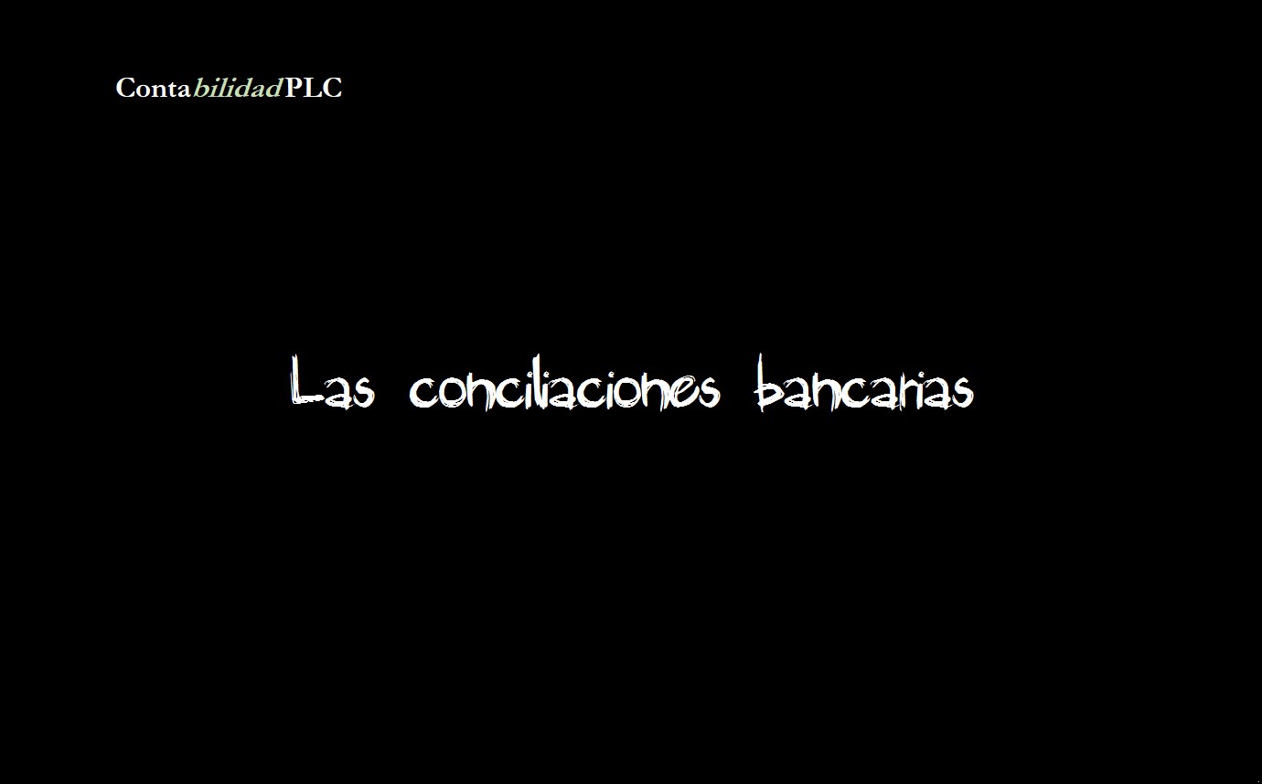 Conciliaciones Bancarias