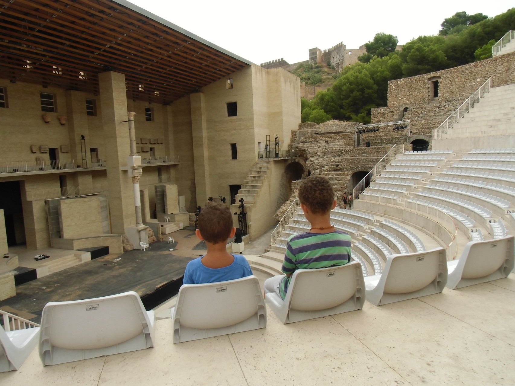 Römisches Theater unterhalb der Burganlage