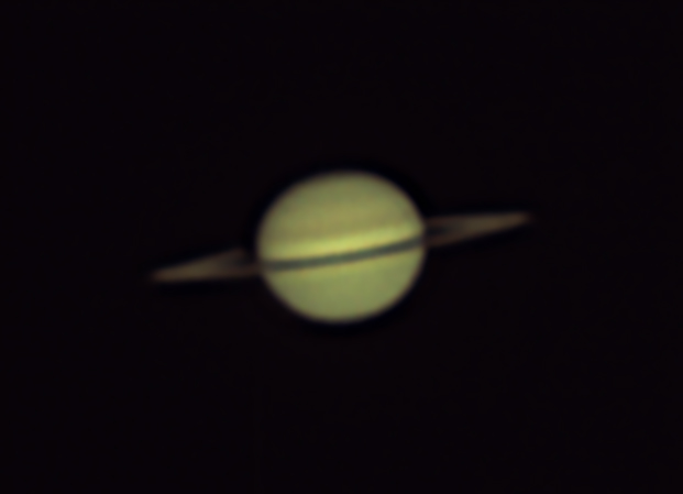 Planet Saturn am 02.01.2025 um 17:41 Uhr