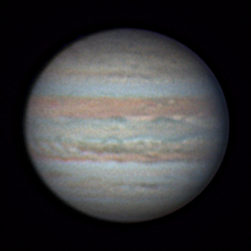 Planet Jupiter am 11.01.2025 um 18:16 Uhr