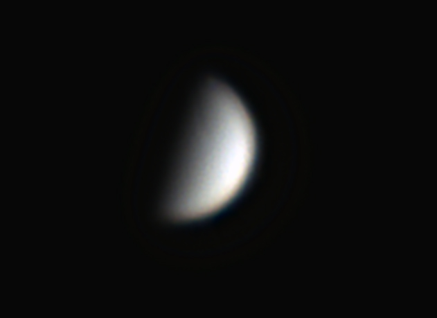Planet Venus am 02.01.2025 um 17:19 Uhr