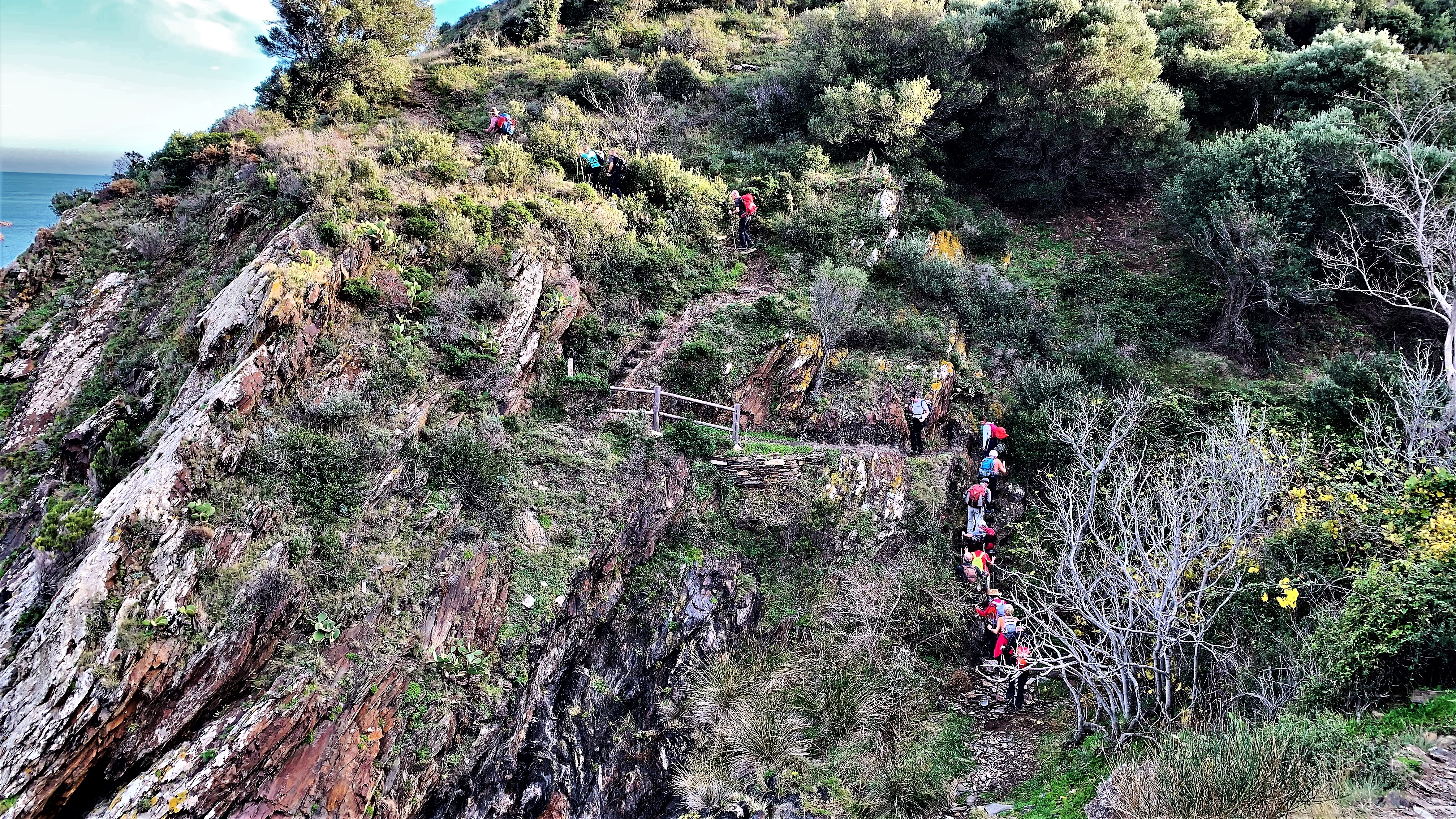 Randos Canétoises : Niveau 2 Port Vendres vers Cerbère avec retour par le train le 26 novembre 2019