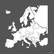 A map of Europe showing moving destinations by way of road transport