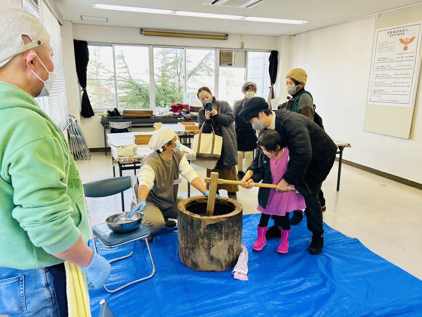 もちつき大会をしました！