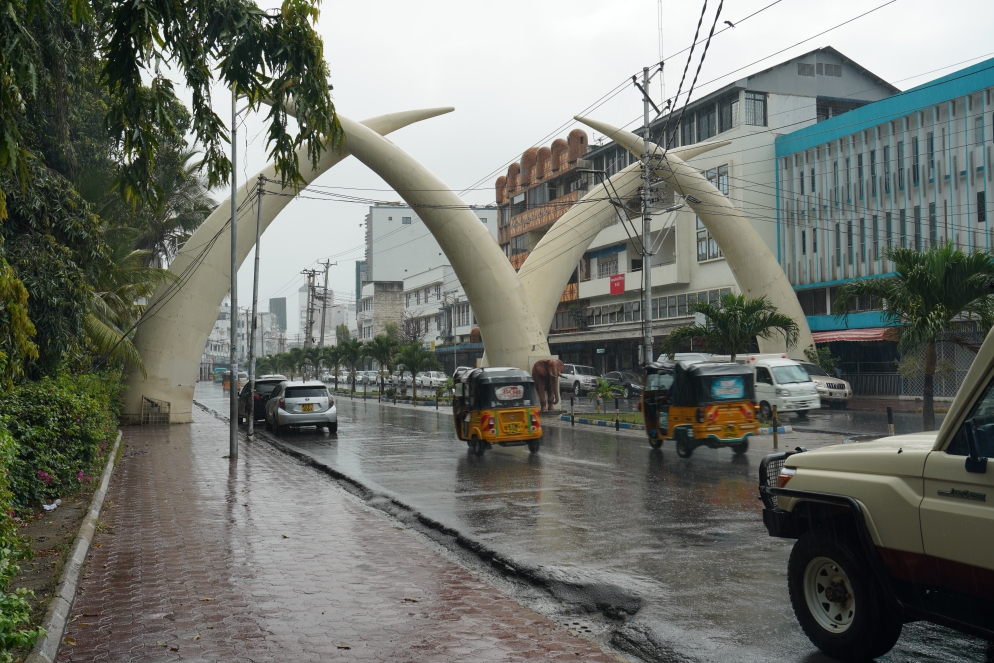 Mombasa im Regen