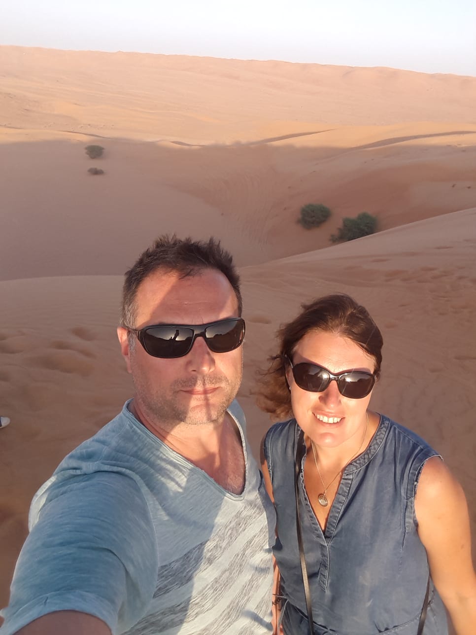 Sefie des Tages bei der Wüstentour