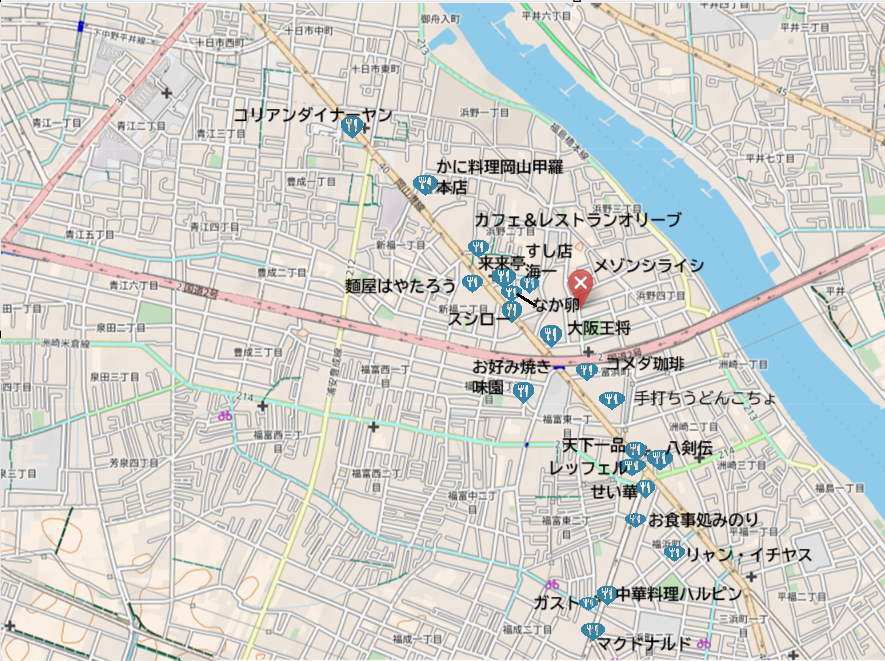 岡山市南区浜野4丁目周辺のおすすめ飲食店ガイド｜ランチ・ディナーに便利な人気店を紹介！