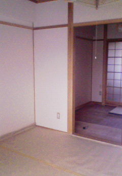二間続きの和室　