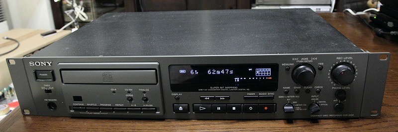 【動作確認済】 SONY CDレコーダー ☆ CDR-W33