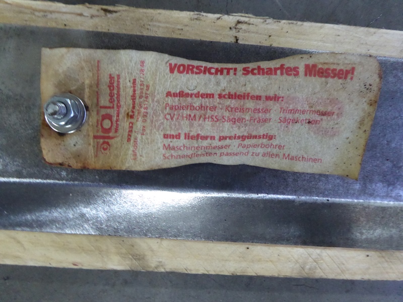 Spare Parts Ochmann Holzbearbeitungsmaschinen