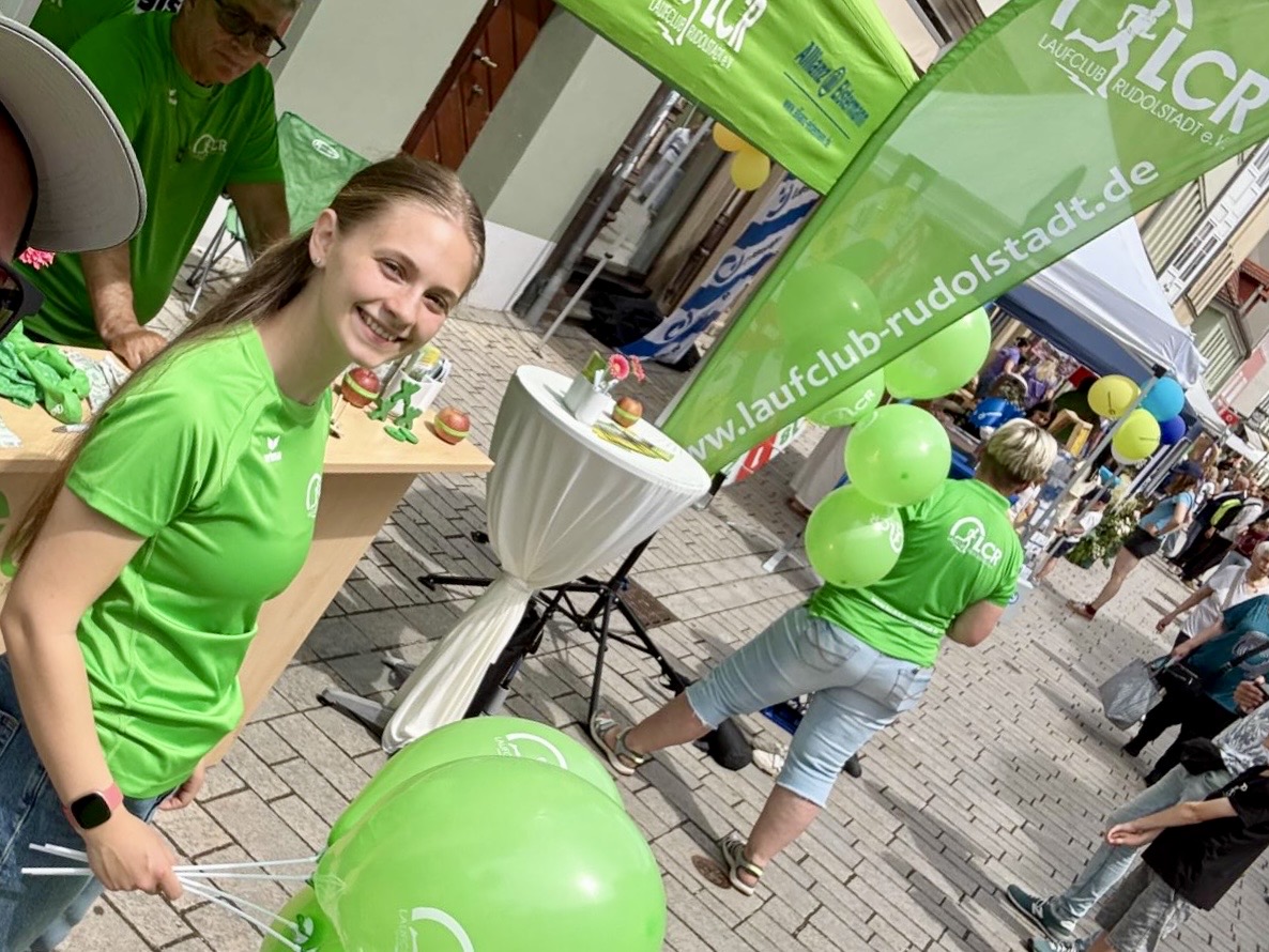 Laufclub Rudolstadt präsentiert sich zur Vereinsmeile