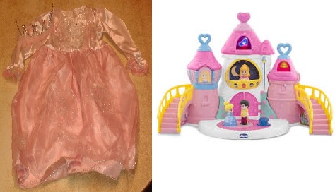 EI28 Kasteel prinses Chicco met jurk