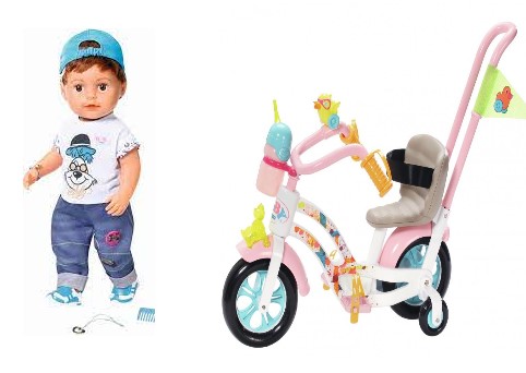 EI339 Fiets met Baby born broer
