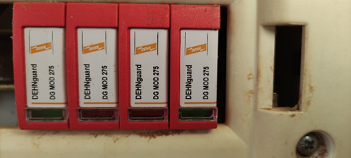 „Verbrauchte“ Module zeigen ein rotes Feld
