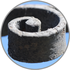 Spiralornament; chin. Element Metall