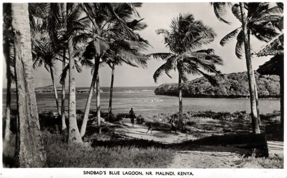  Laguna Blu - Watamu -1950 (vintage photo)