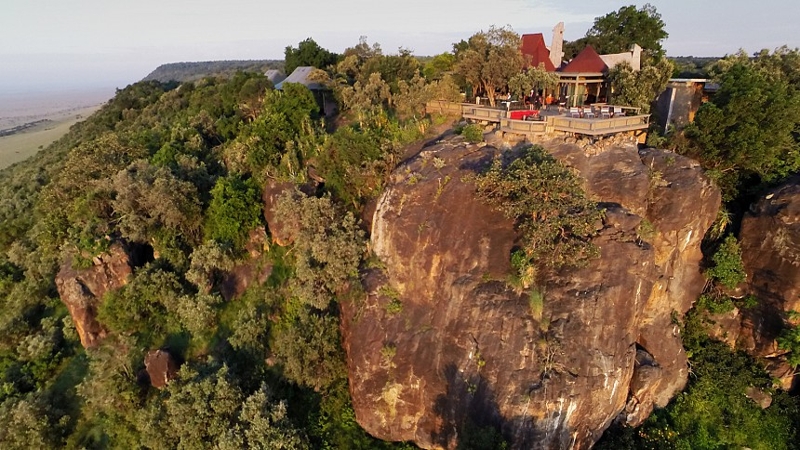 Kenya. Angama Mara. Sospeso a mezz'aria sul Masai Mara