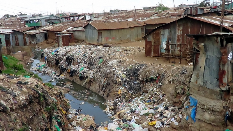 Korogocho slum in Nairobi