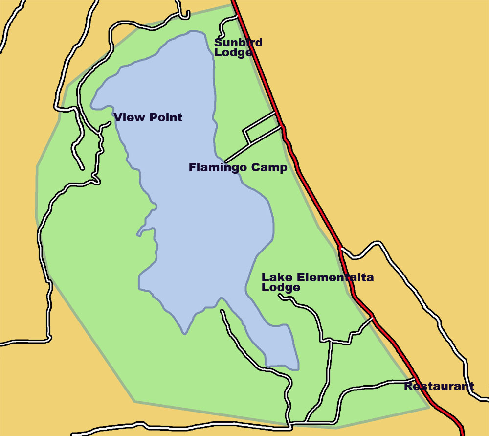 Cartina Lago Elmenteita