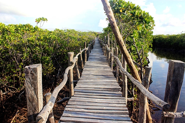 Takwa Ruins. Walkway